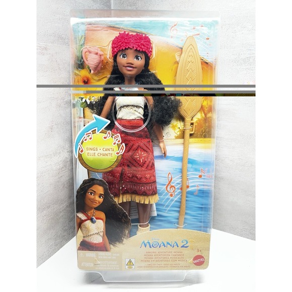 Mattel Other - Disney Moana 2 Singing Adventure Moana Doll & Accessories, Sings "We're Back"